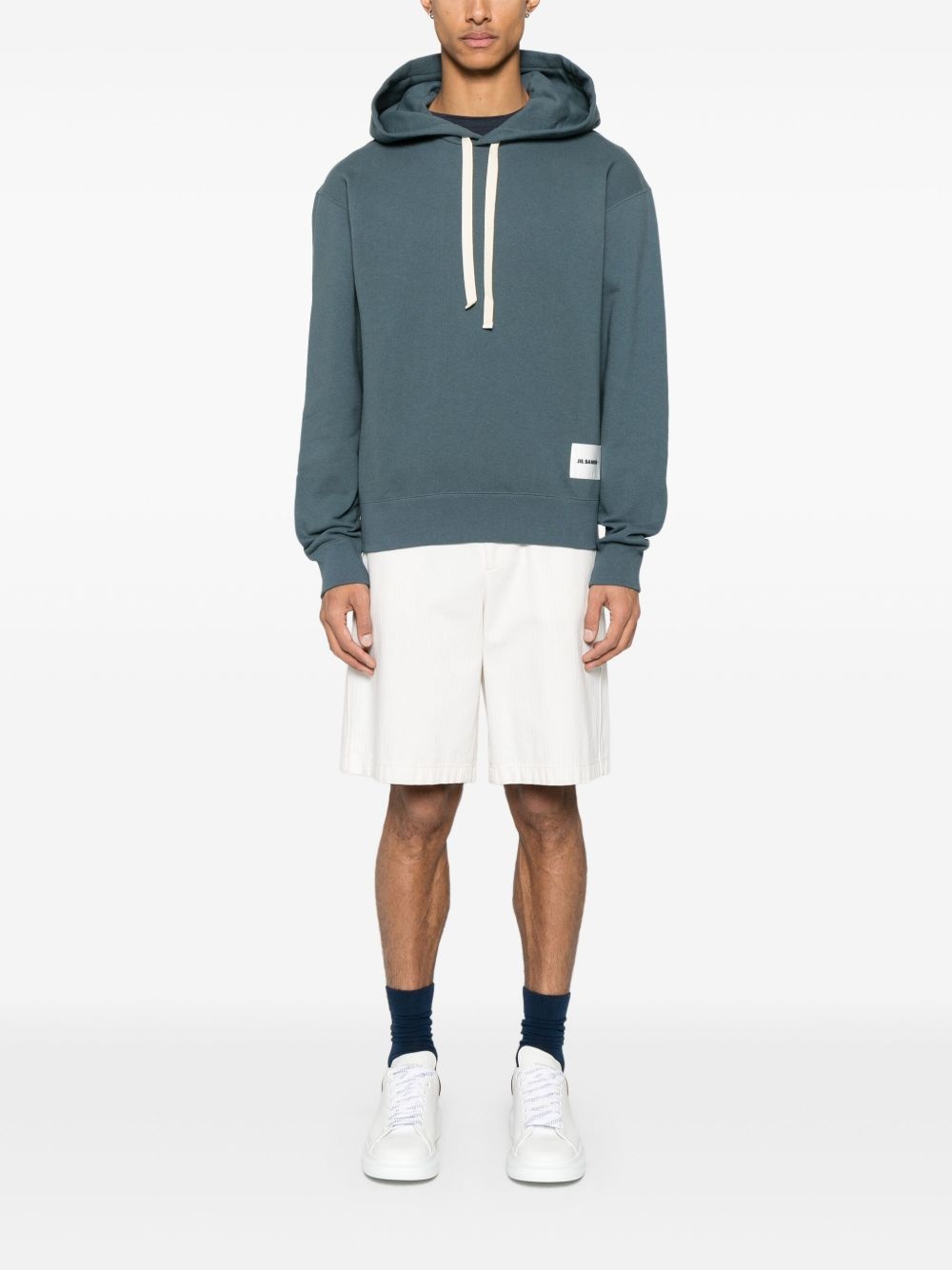 logo-patch hoodie - 2