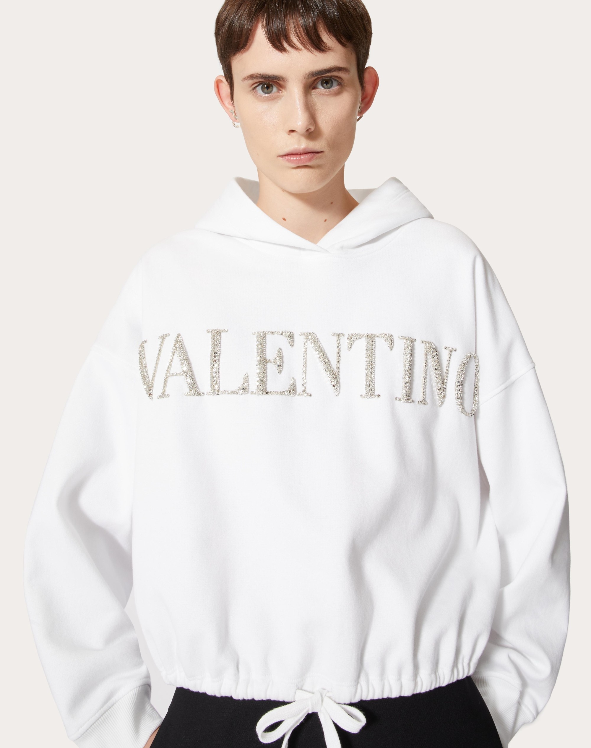 EMBROIDERED JERSEY SWEATSHIRT - 5