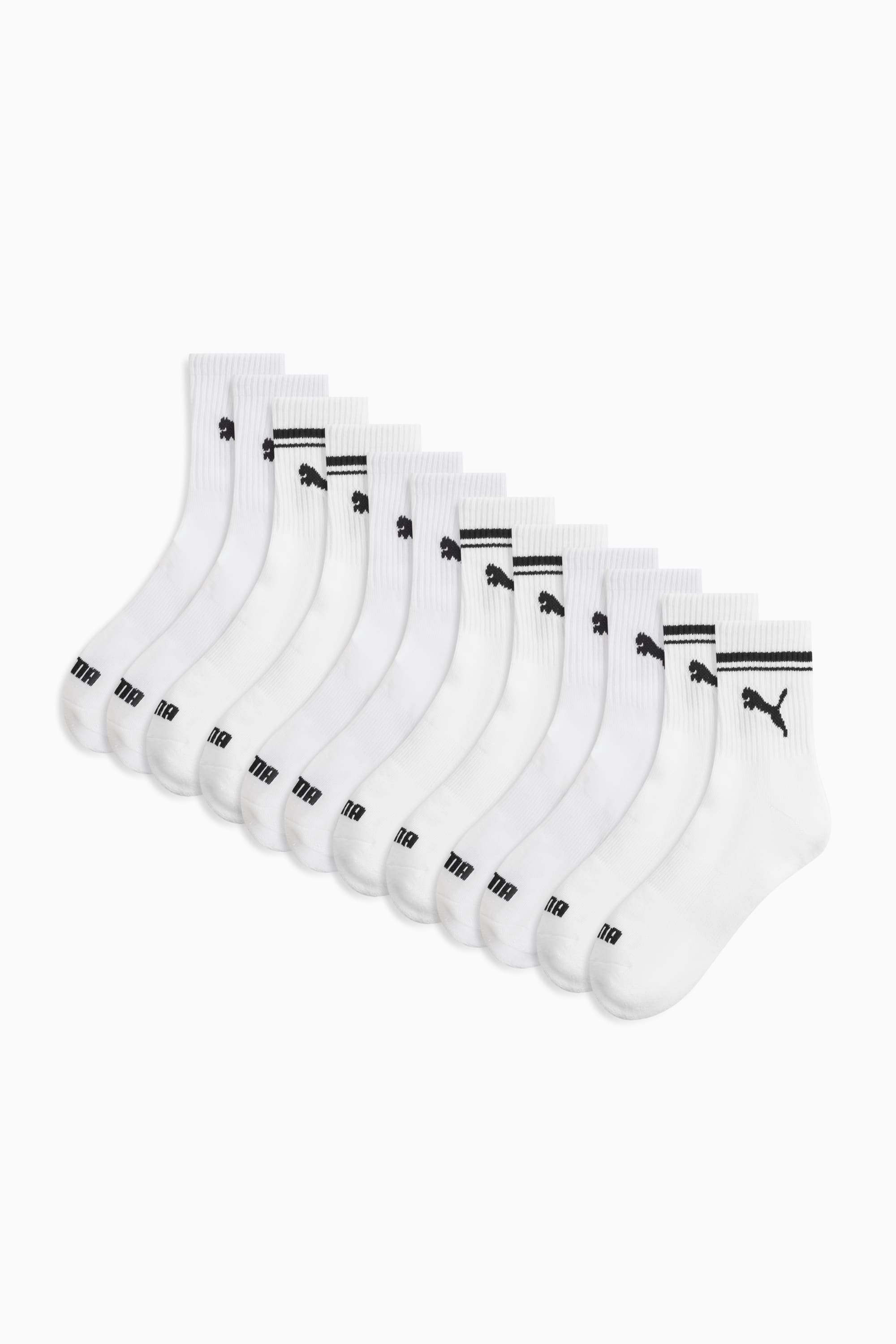 Women's Half-Terry Low Cut Crew Socks (3 Pairs) - 1
