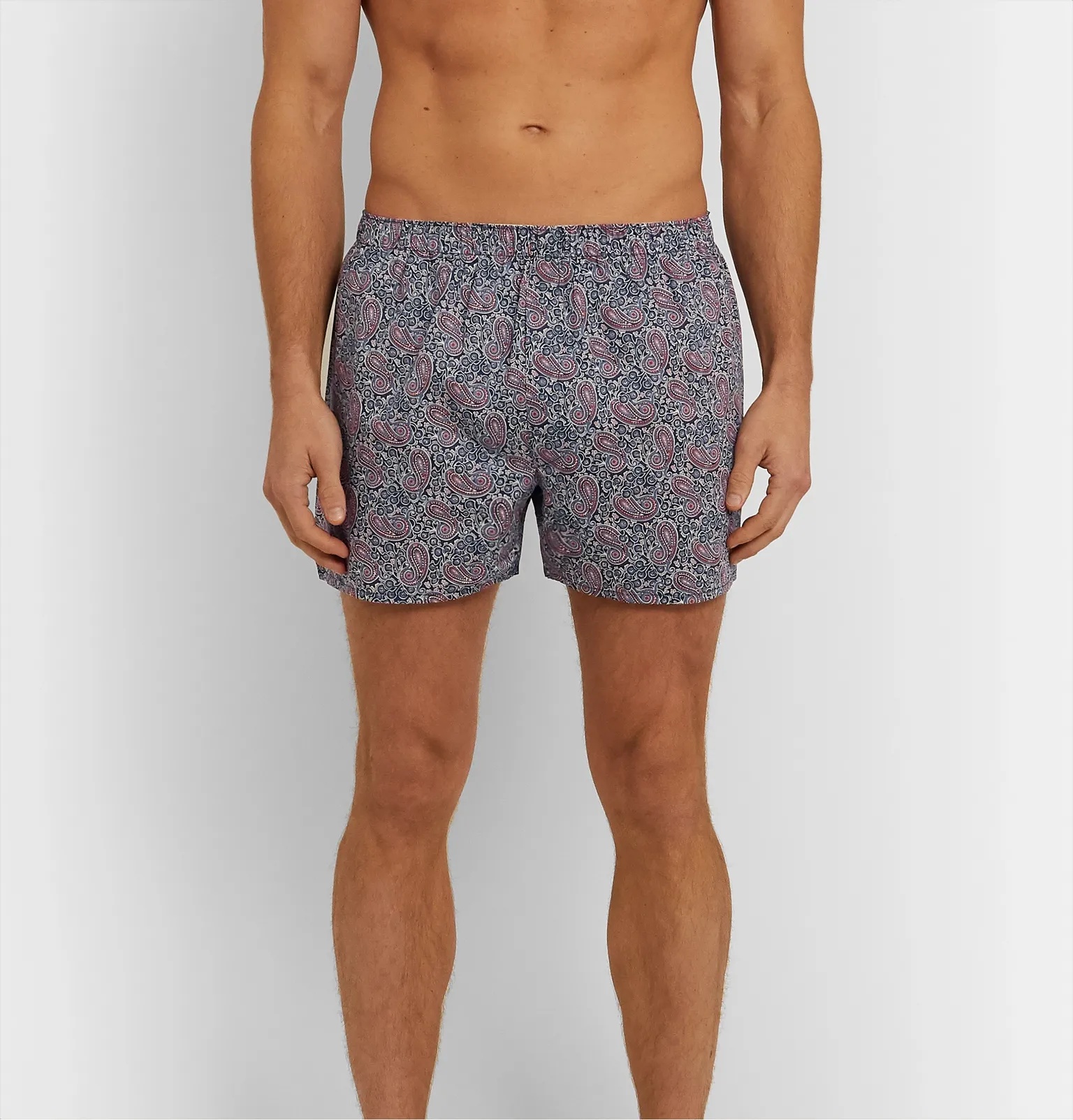 Paisley-Print Cotton Boxer Shorts - 2