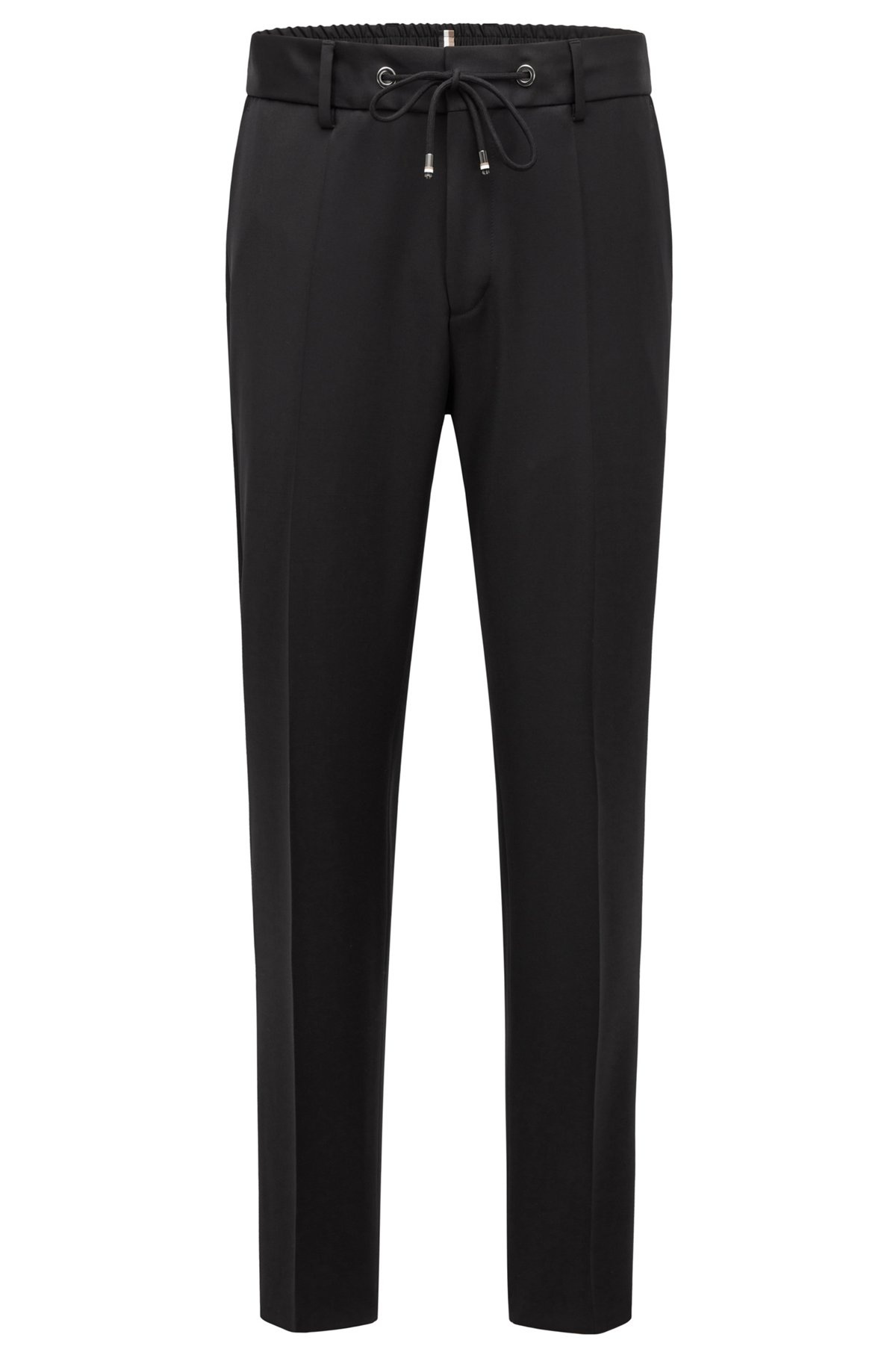 DRAWSTRING TROUSERS IN VIRGIN-WOOL SERGE - 1