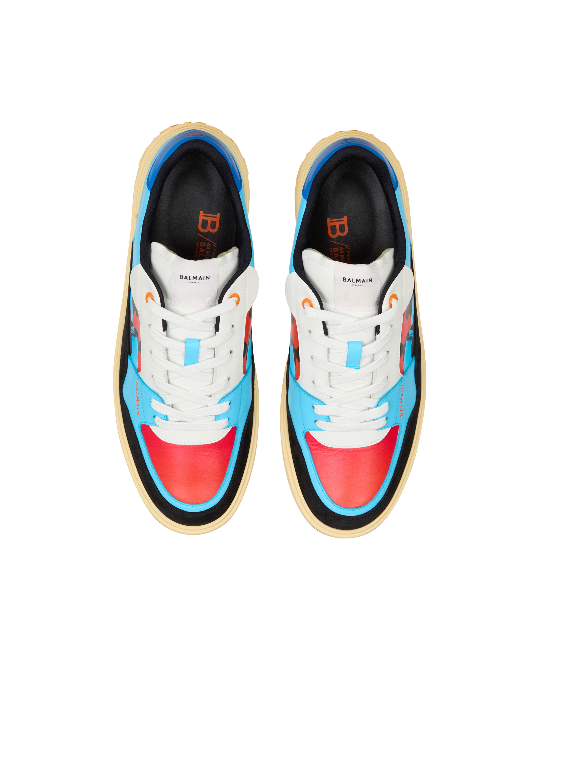 Calfskin B-Court Flip trainers with Prince Gyasi print - 3