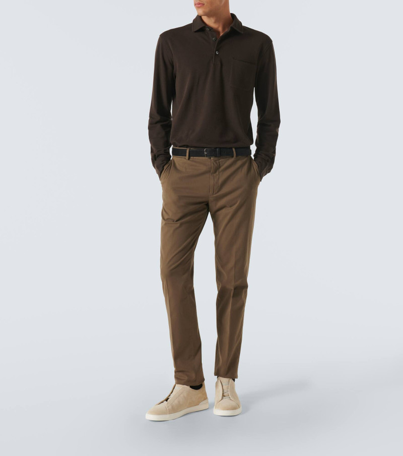 ZEGNA Cotton-blend chinos outlook