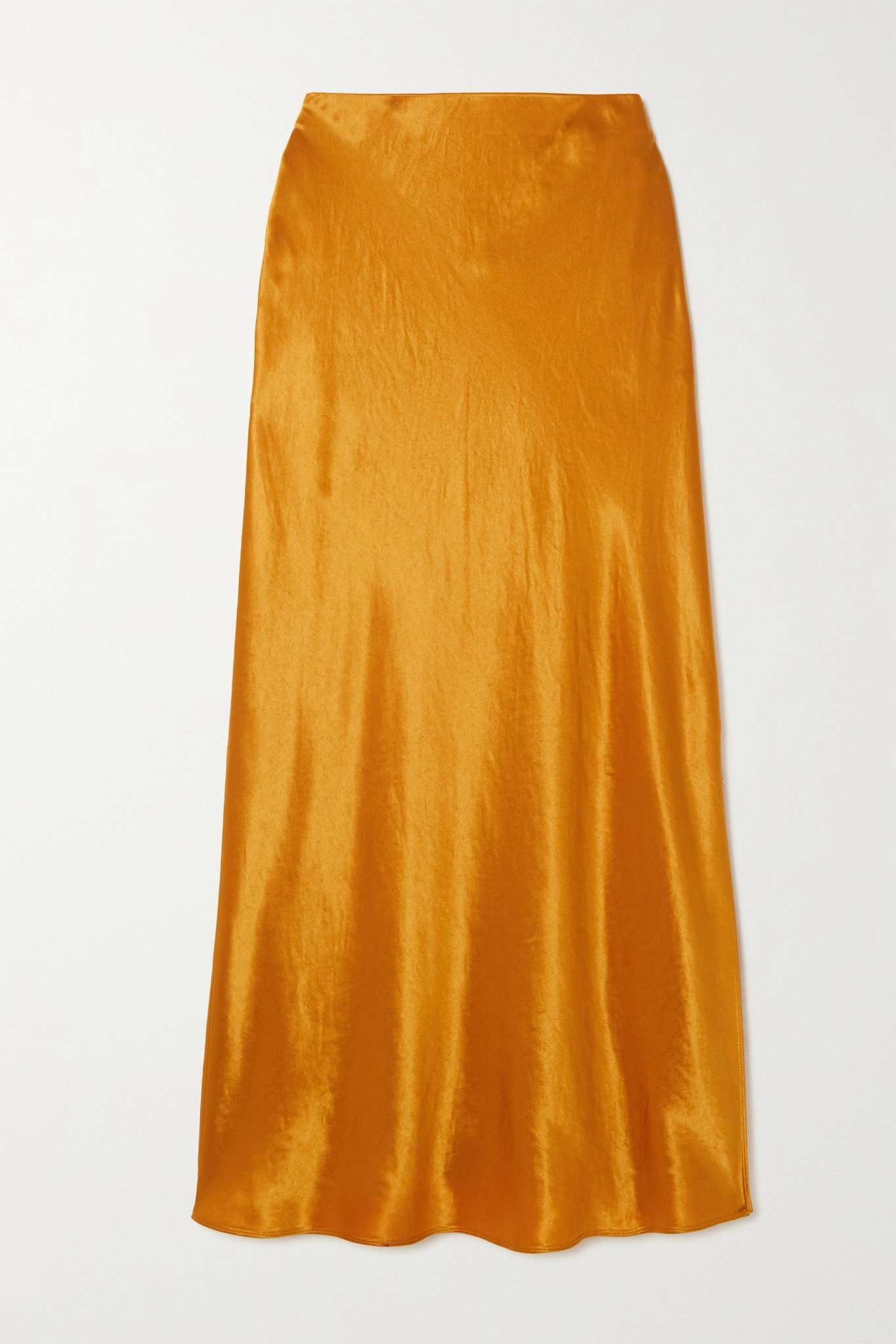 Satin-twill midi skirt - 1