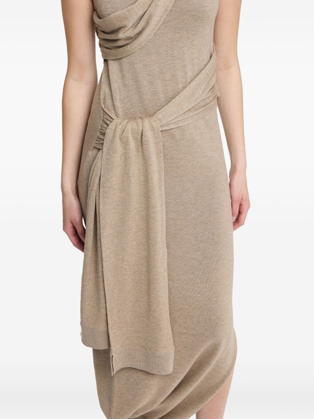 sleeveless midi dress - 3