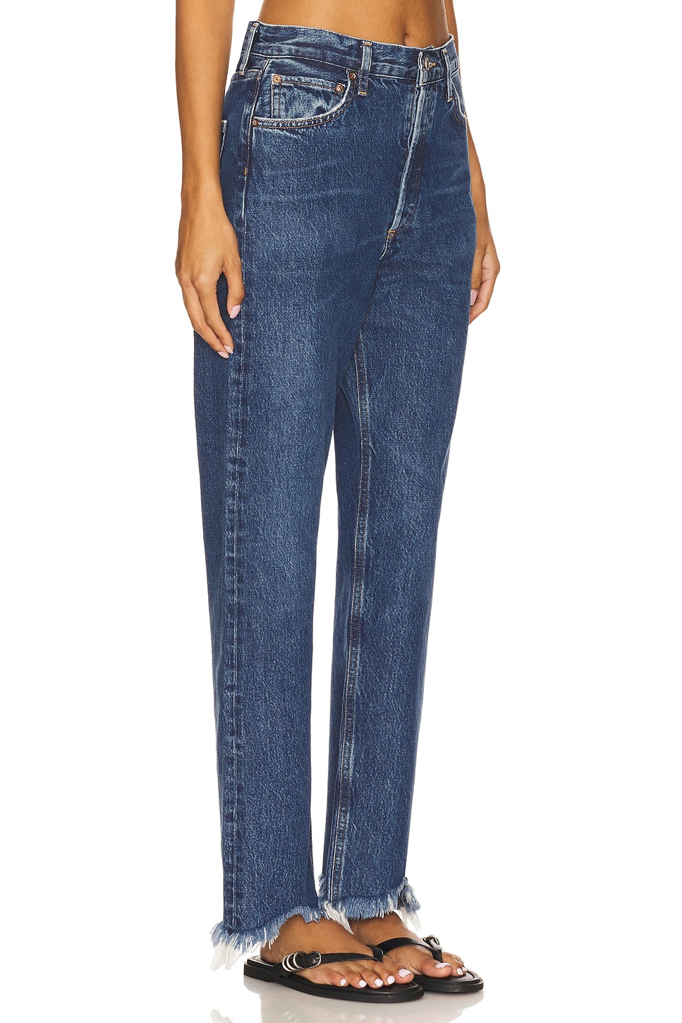 90s Mid Rise Loose Fit Jeans - 2
