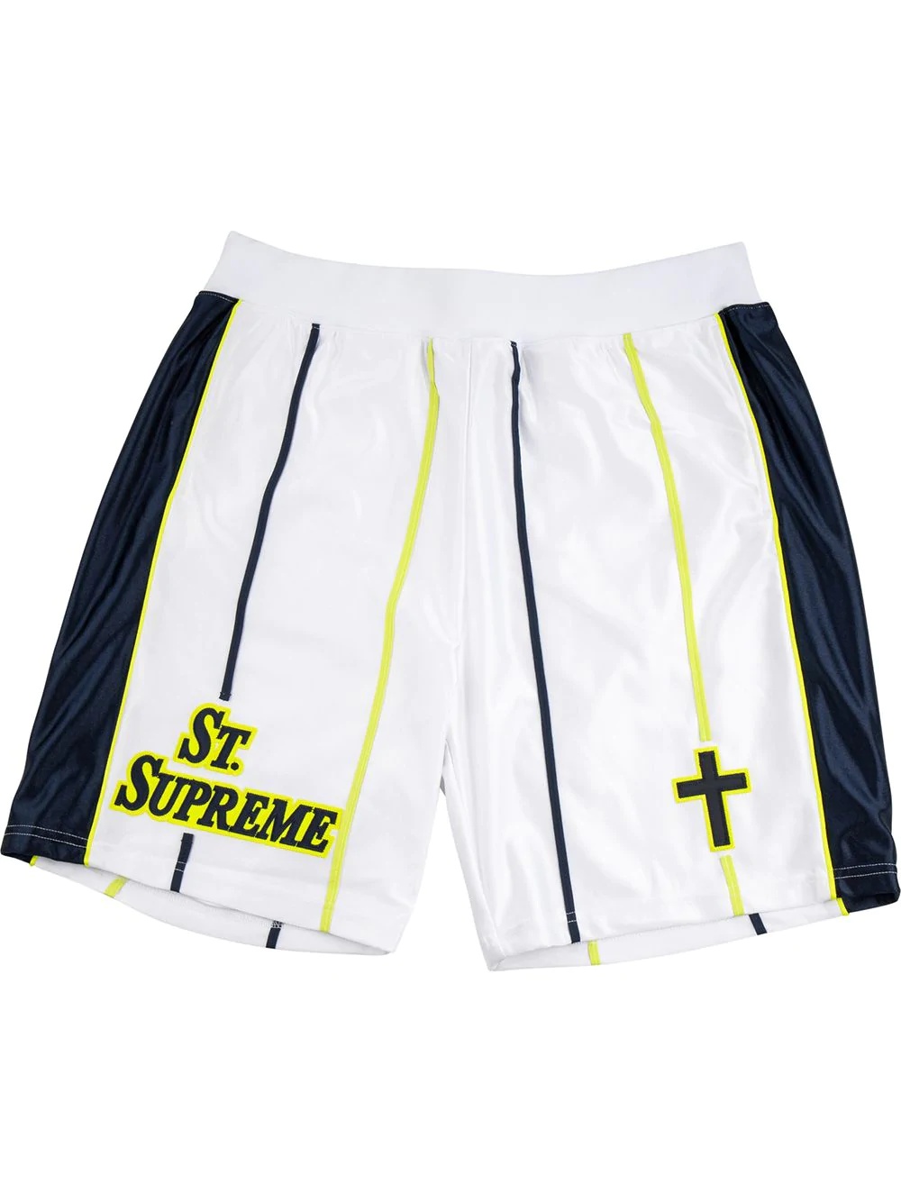 logo-print basketball shorts - 1