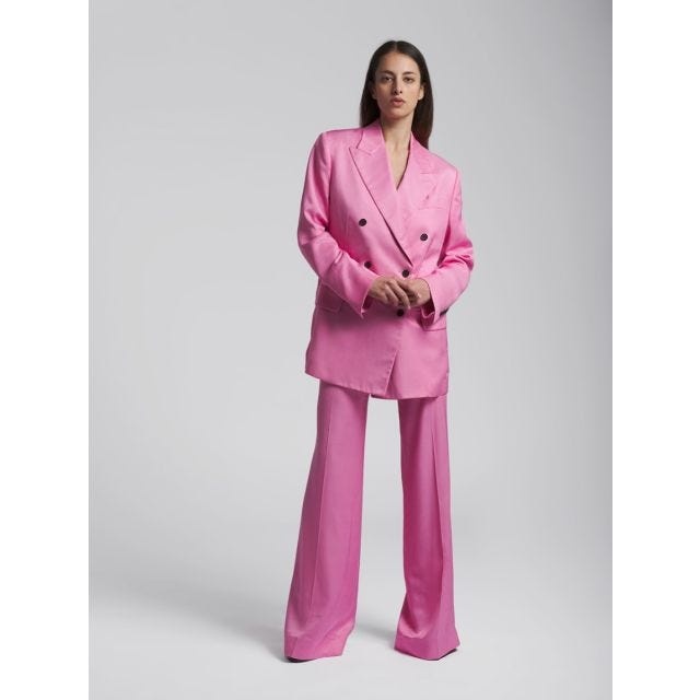 TOM FORD Pink double-breasted blazer | genteroma | REVERSIBLE