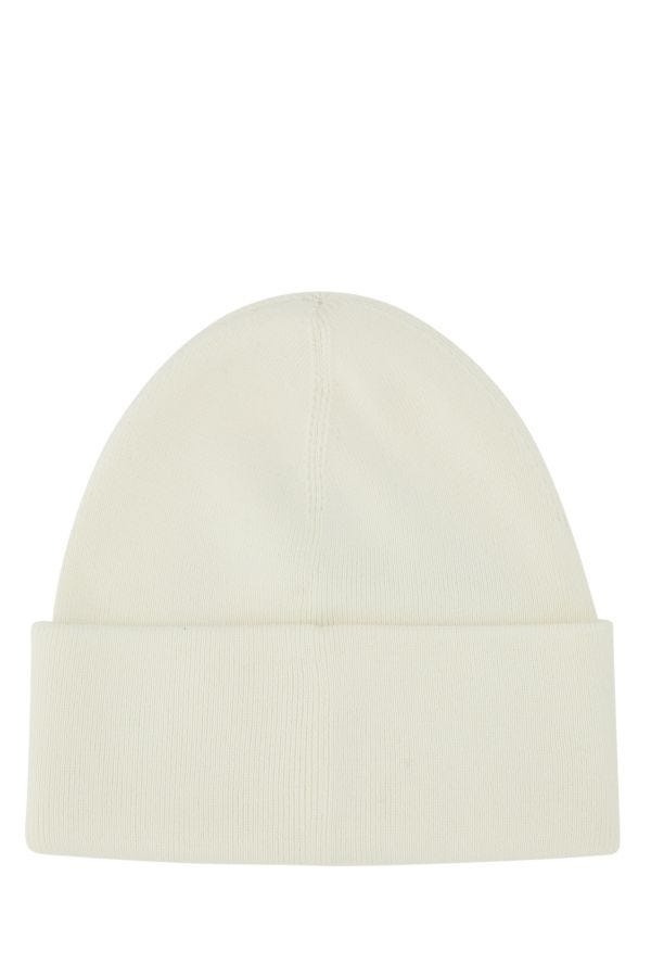Ivory acrylic blend beanie hat - 2