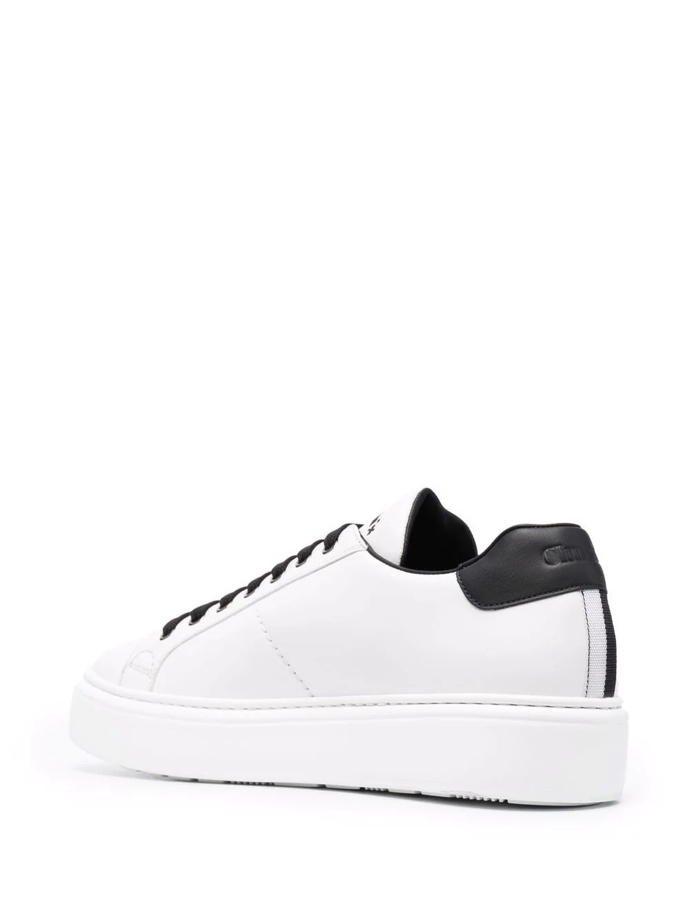 two-tone low-top sneakers - 3