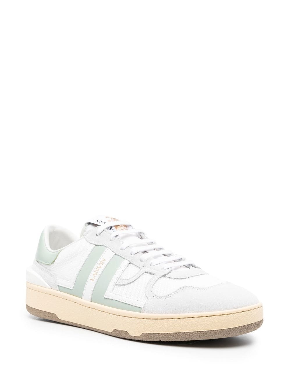 panelled low-top sneakers - 2