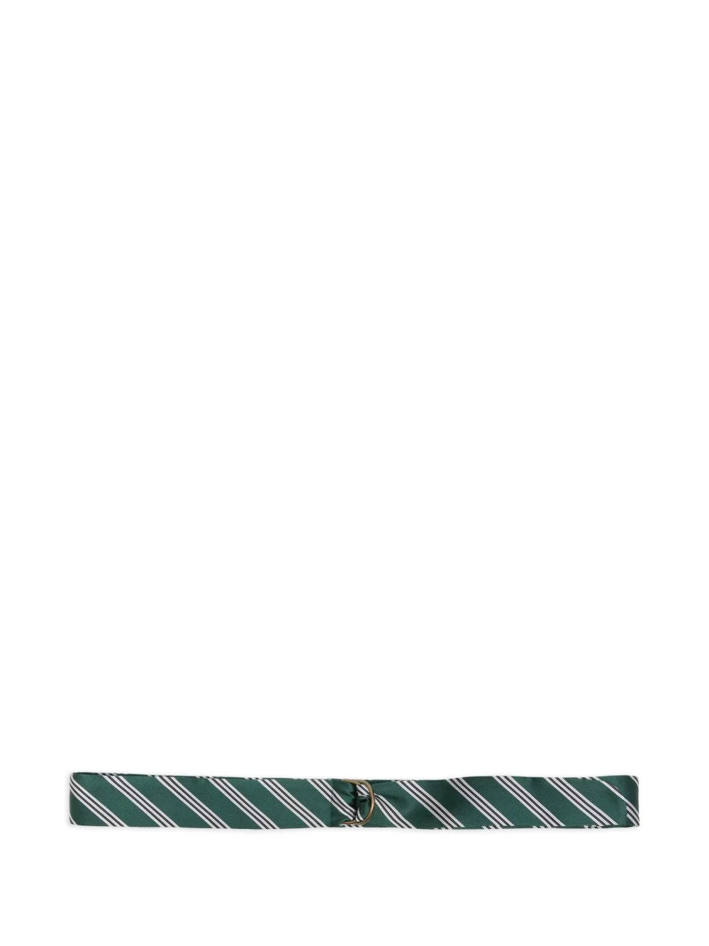 striped D-ring belt - 1