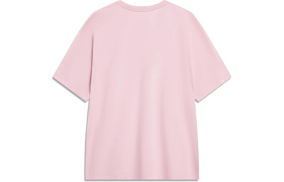 Li-Ning Li-Ning Triple Logo Loose Fit T-shirt 'Pink' AHST787-5 outlook