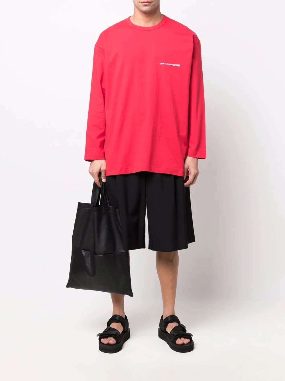 chest logo-print jumper - 2