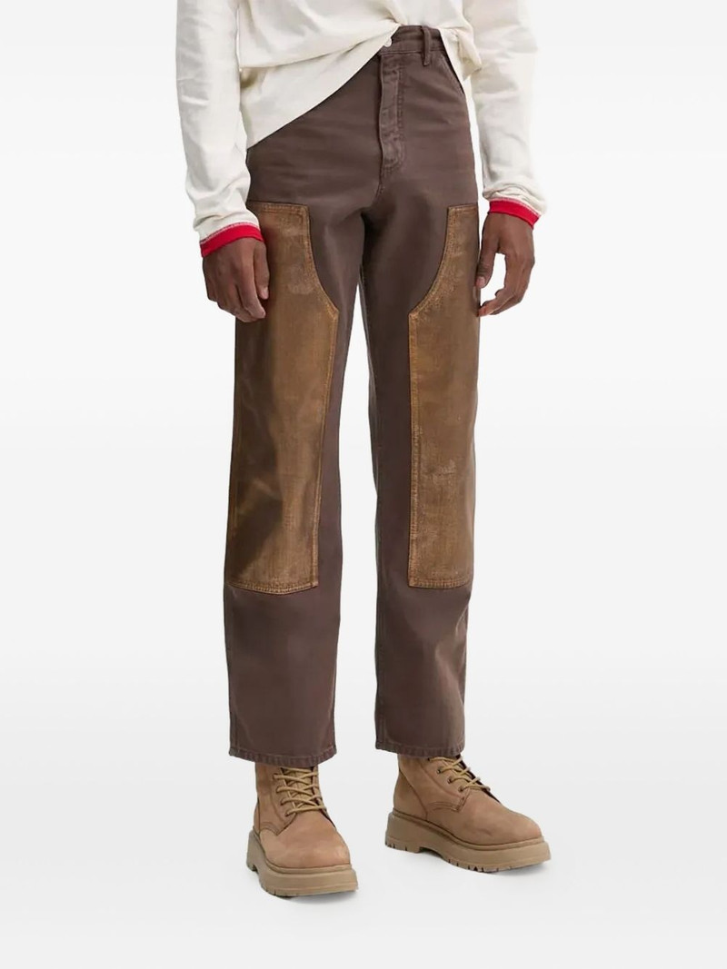 embellish-panel trousers 1