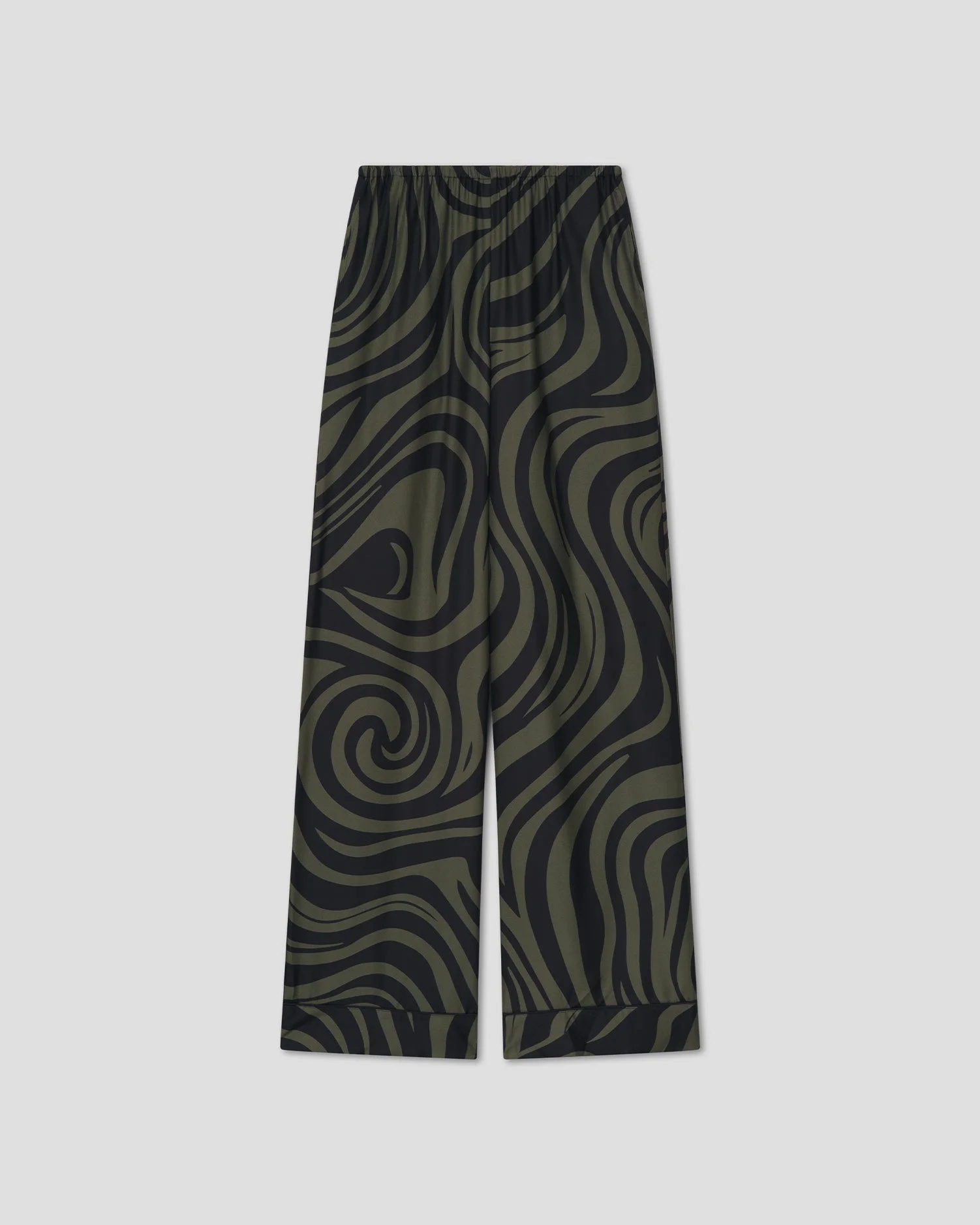 Twill Silk Pants - 1