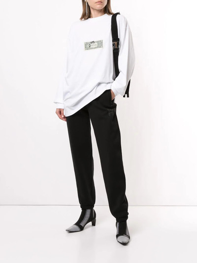 VETEMENTS graphic-print longsleeved T-shirt outlook