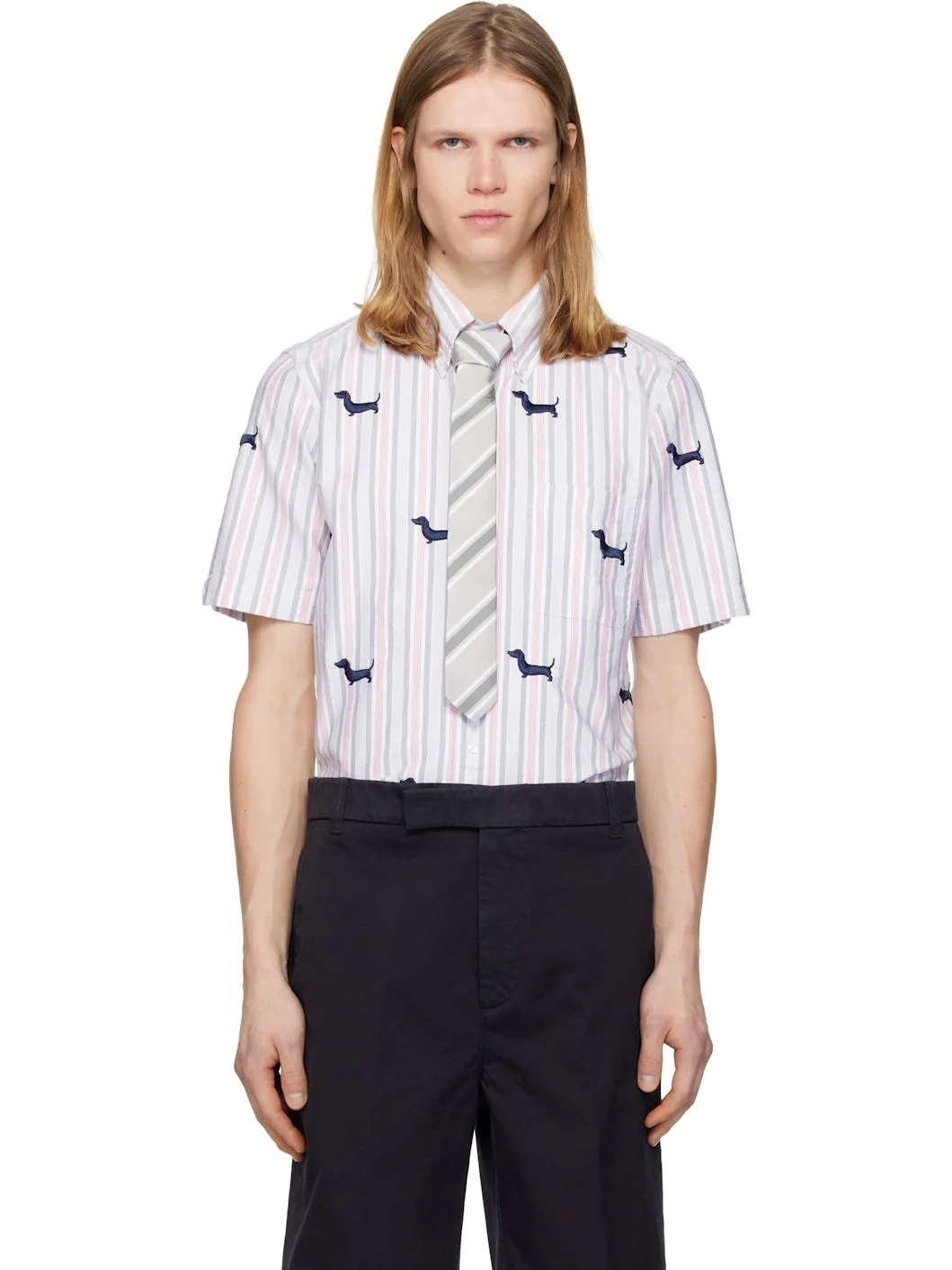 Multicolor Straight Fit BD S/S Shirt - 1