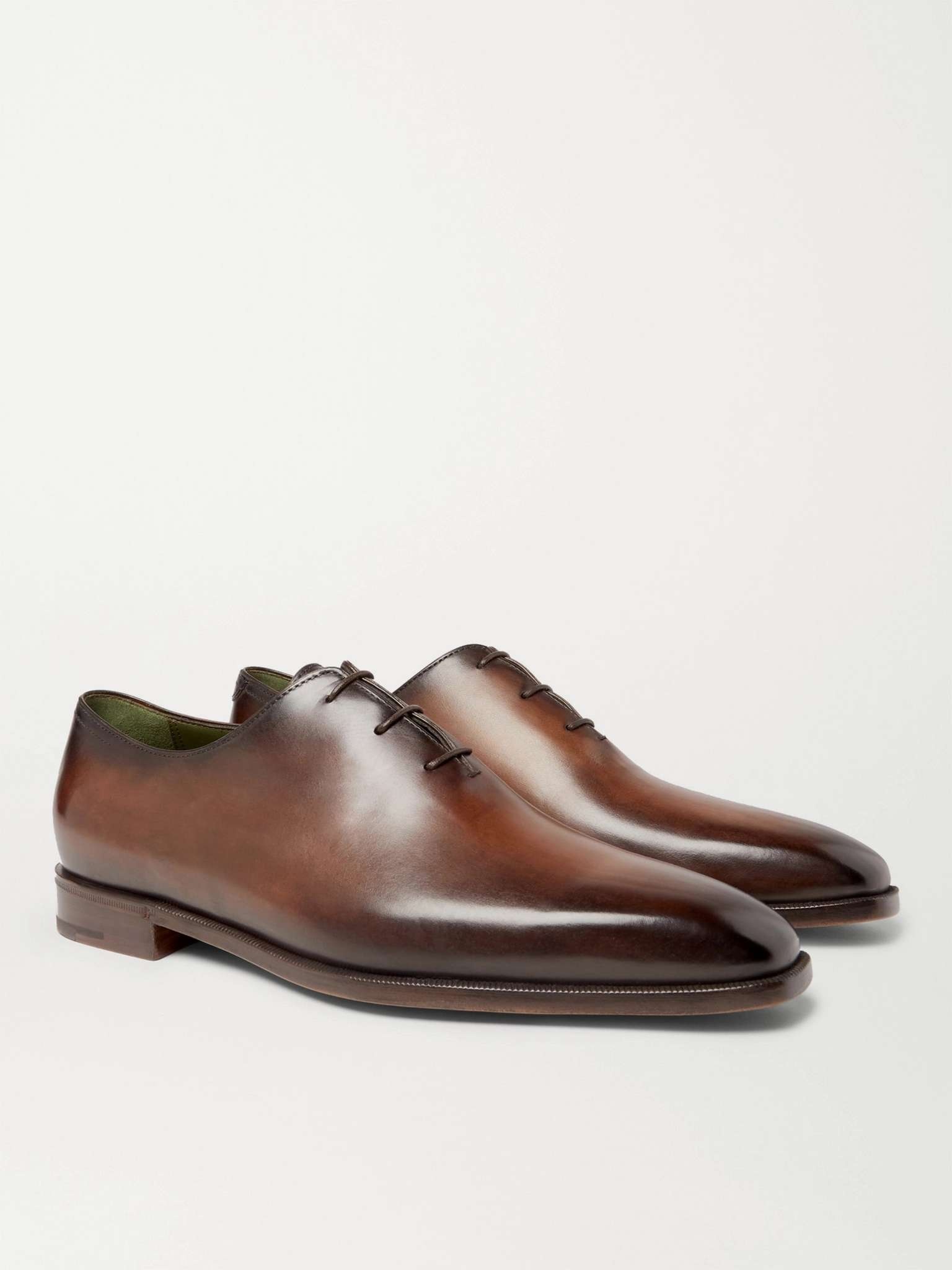 Blake Whole-Cut Venezia Leather Oxford Shoes - 4