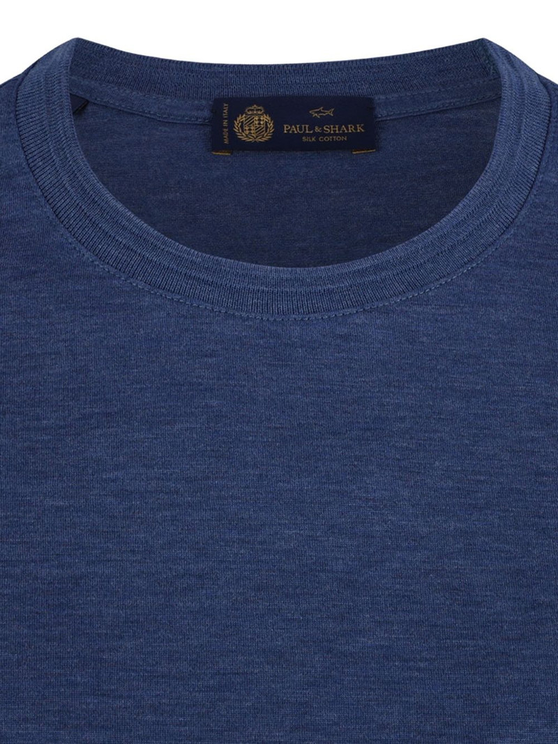silk crewneck T-shirt 3