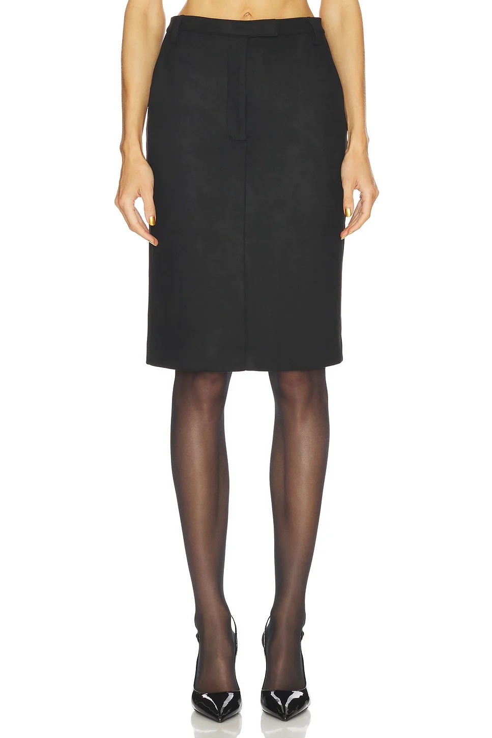 Phenix Faux Suede Skirt - 1