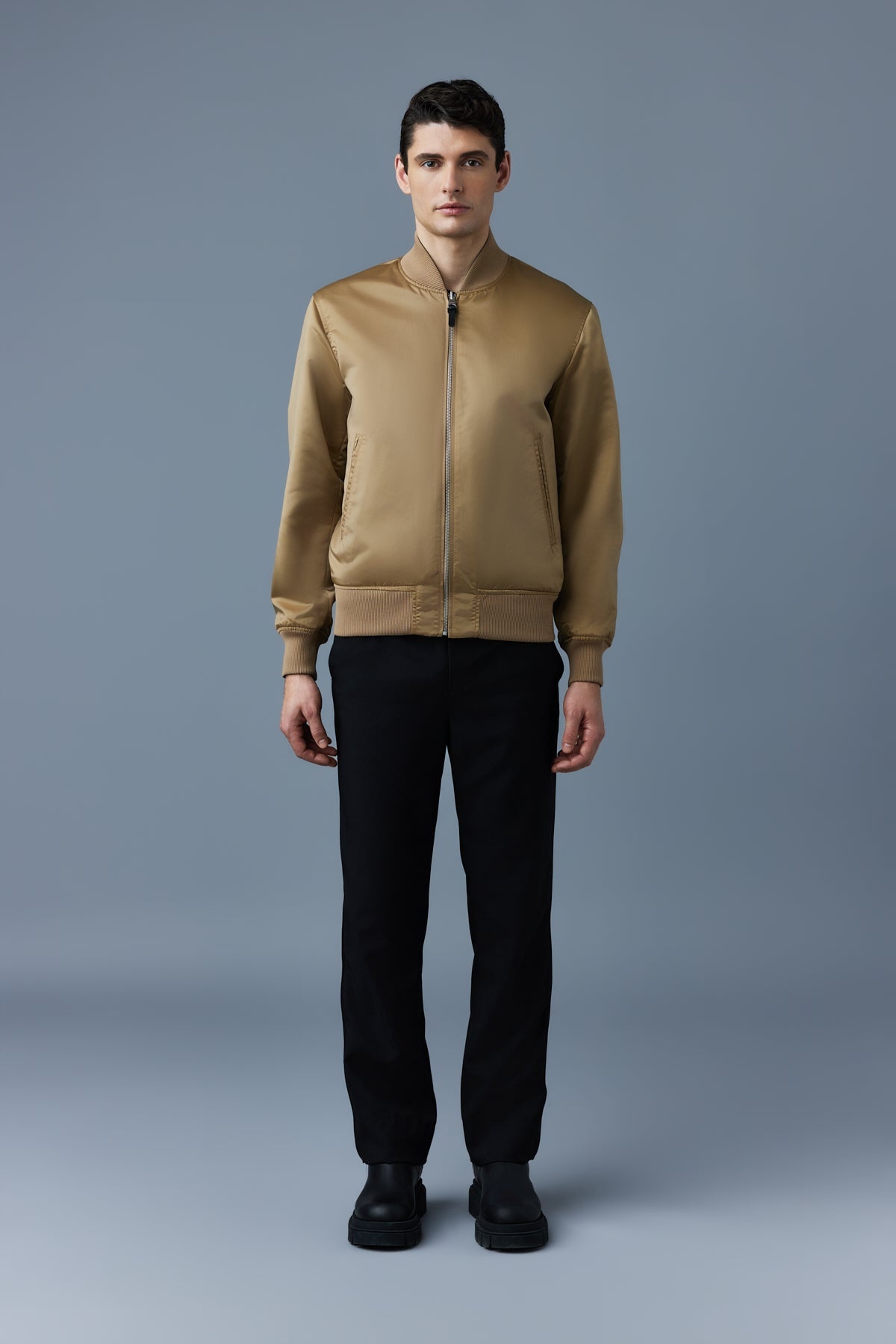 EASTON 2-in-1 lamb leather bomber jacket - 5