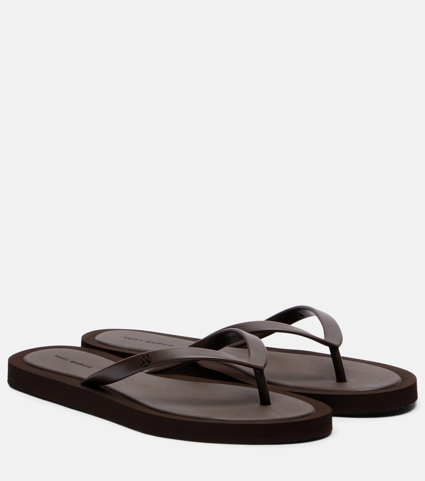Kira T Monogram thong sandals - 1