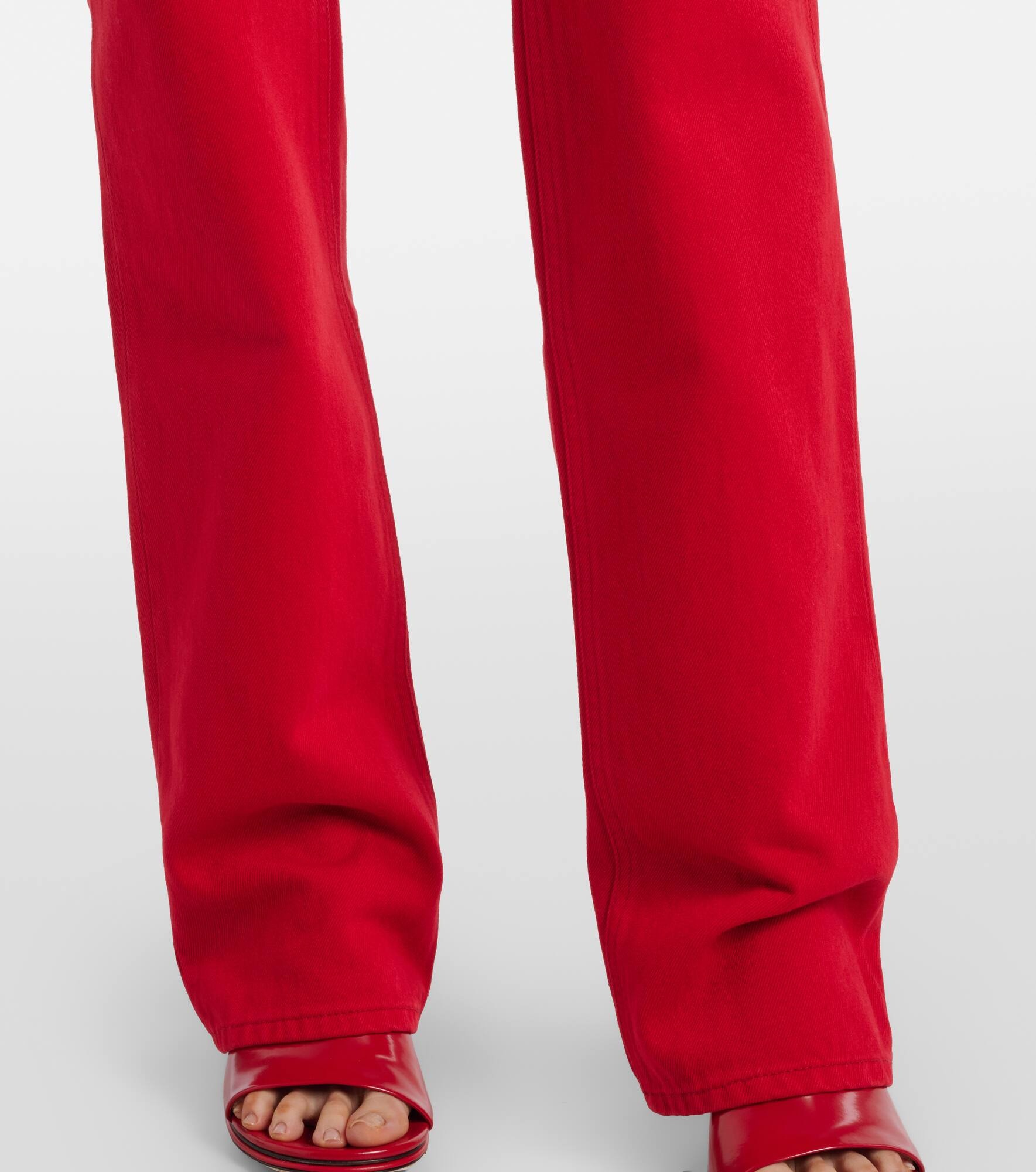 De-Nîmes high-rise straight jeans - 5