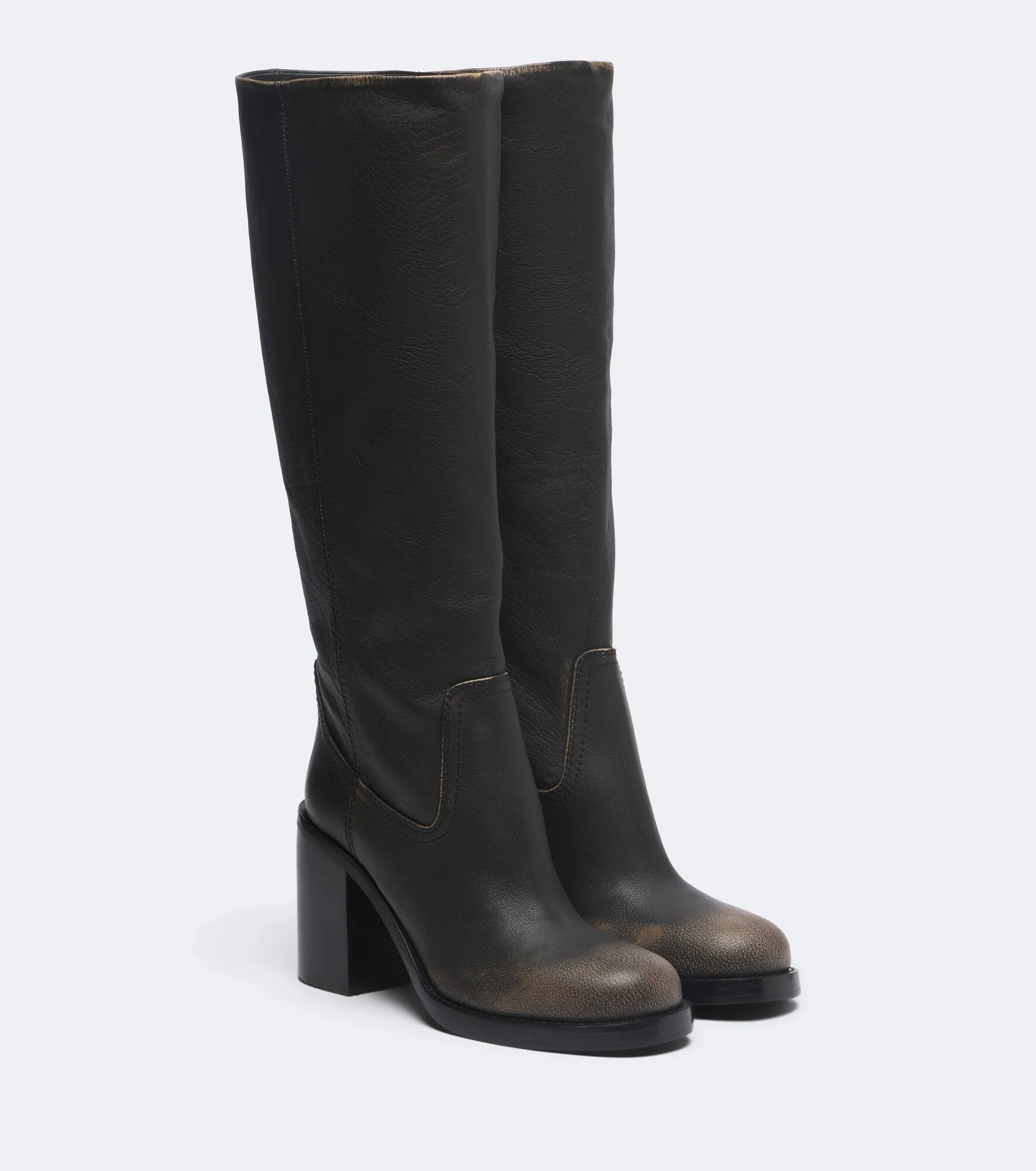 Alexandra leather knee-high boots - 1