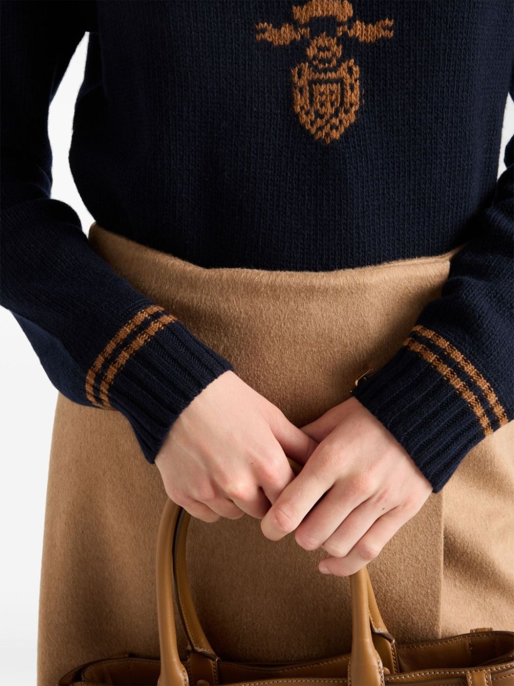 Wool and cashmere crew-neck sweater - 4
