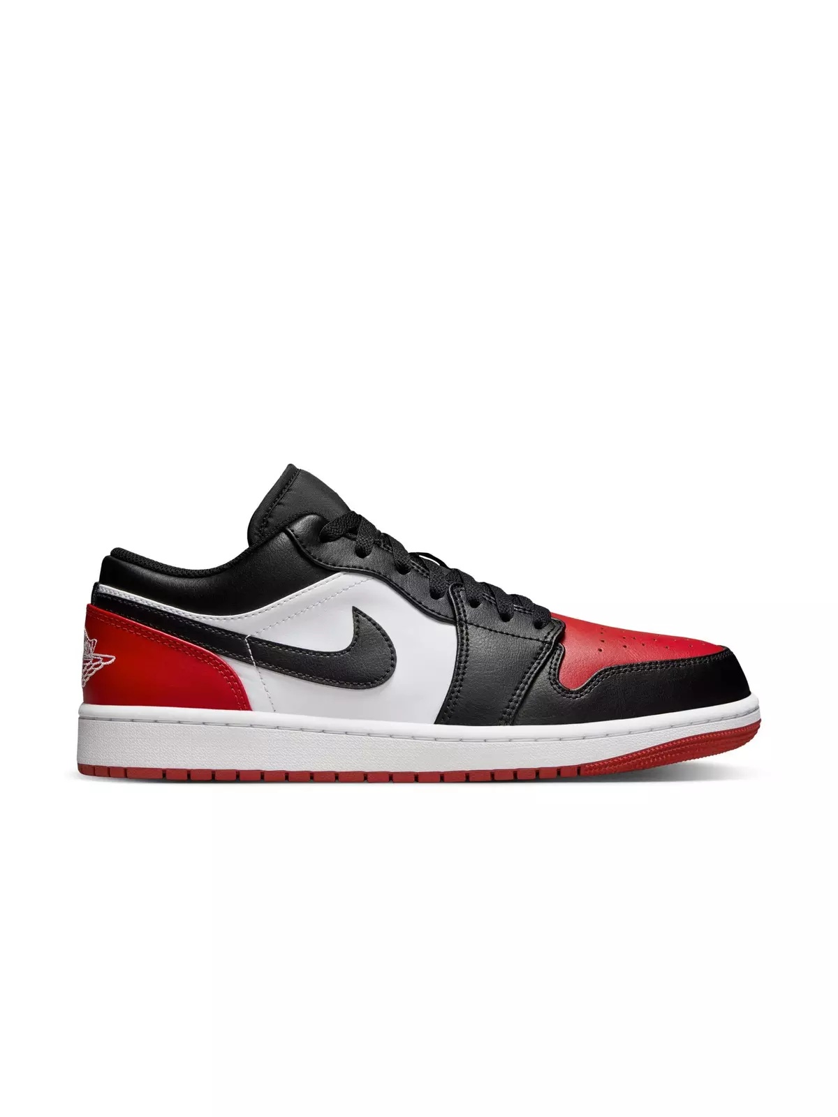1 Low "White/Black/Varsity Red" Men's Shoe - 2