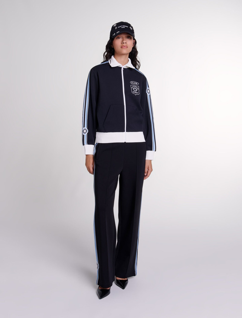 maje Embroidered tracksuit jacket outlook