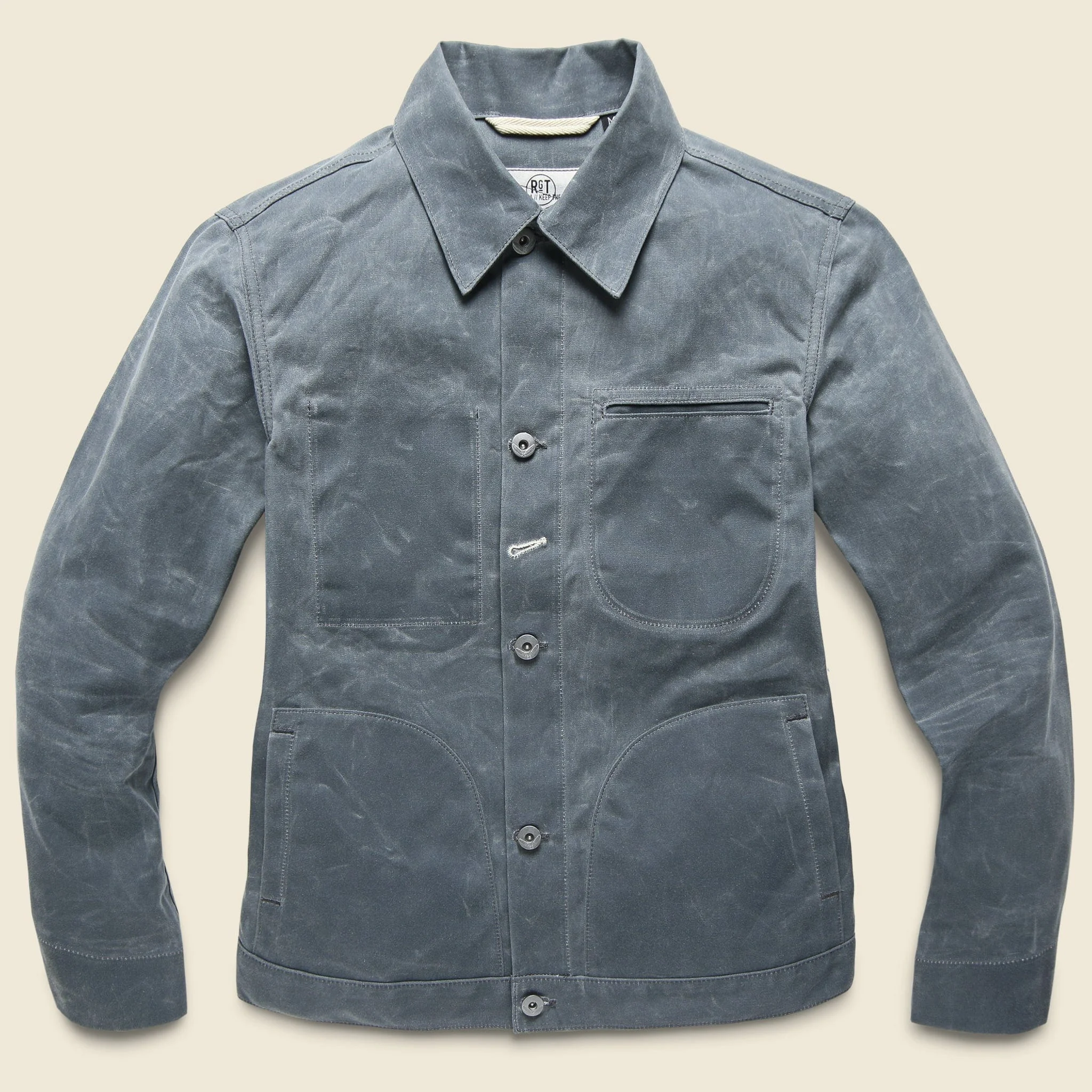 Supply Jacket - Waxed Grey Ridgeline - 1