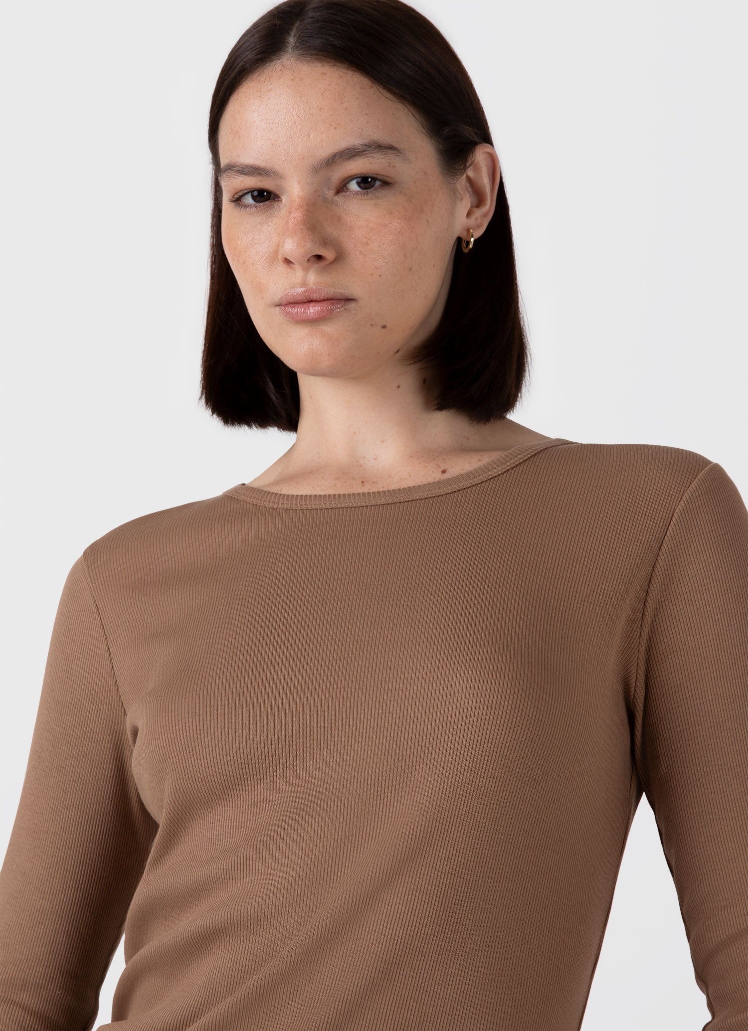 Long Sleeve Ribbed T‑shirt - 4