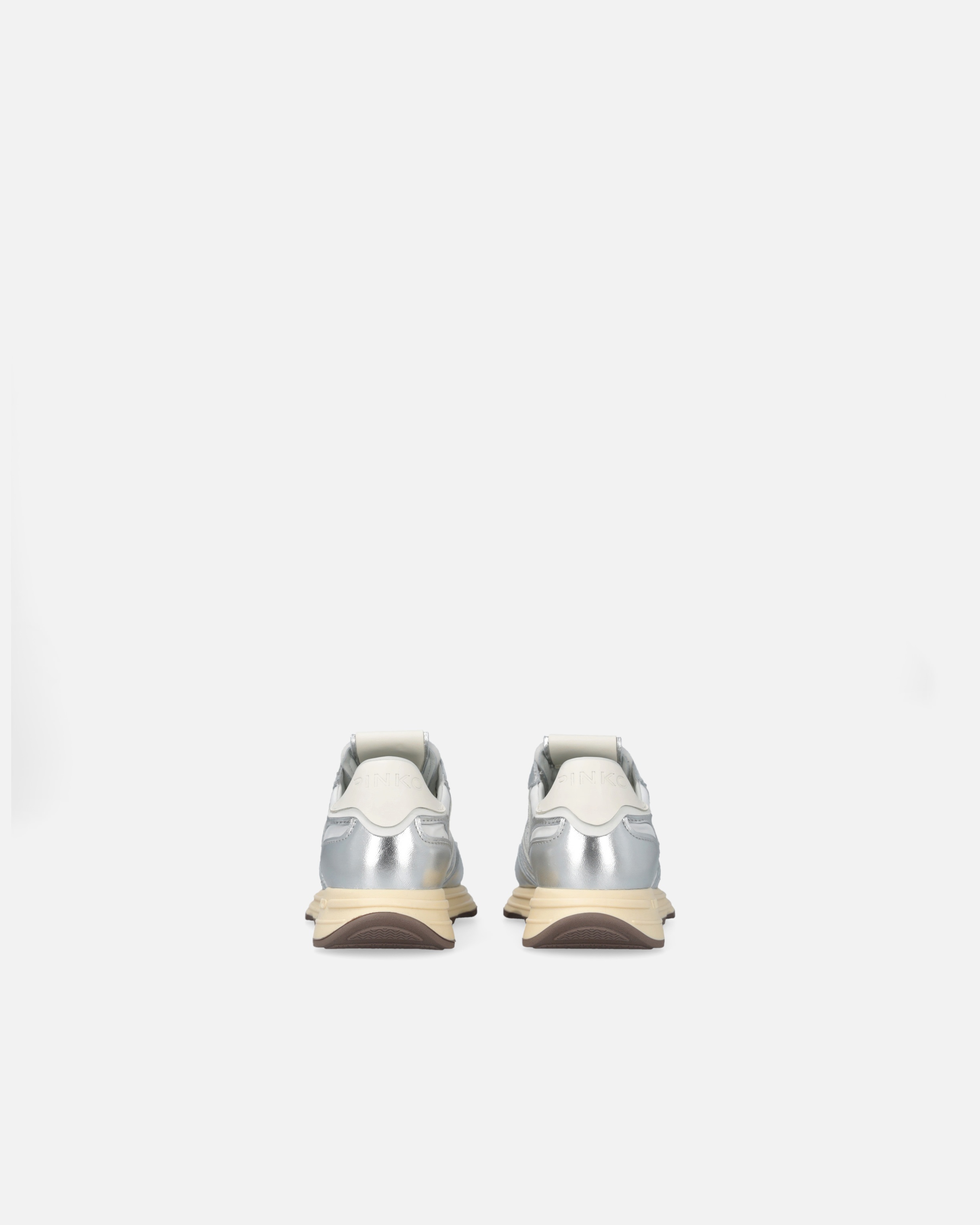 LOGO SNEAKERS WITH SILVER DETAILS - 8