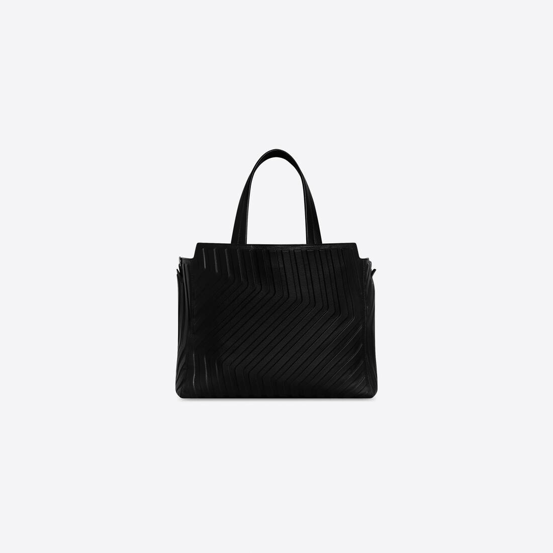 Men's Car Medium East-west Tote Bag in Black - 2