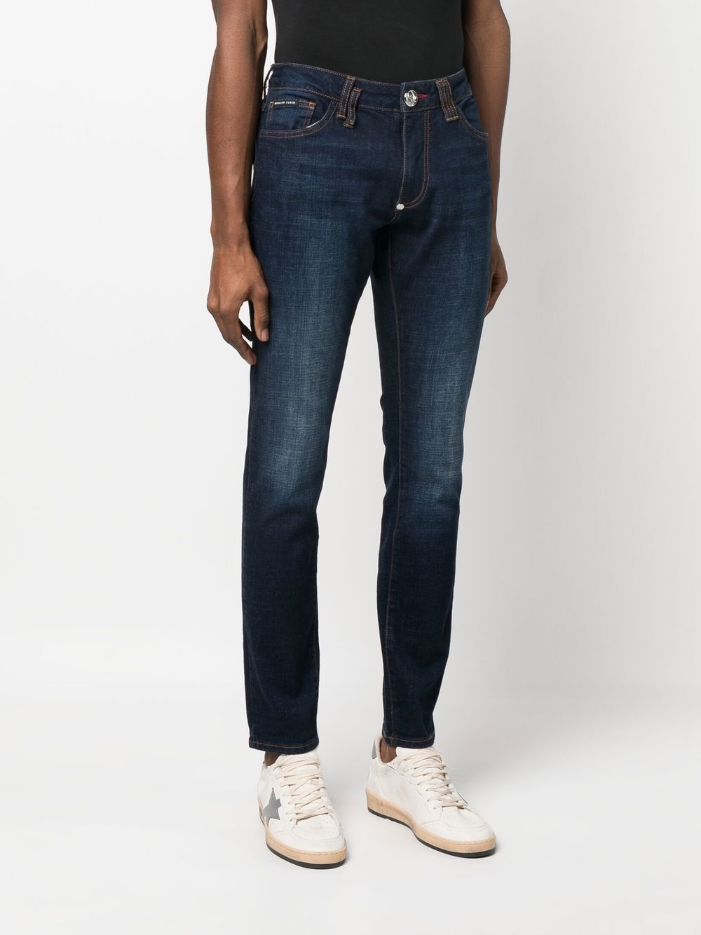 slim-cut leg jeans - 3