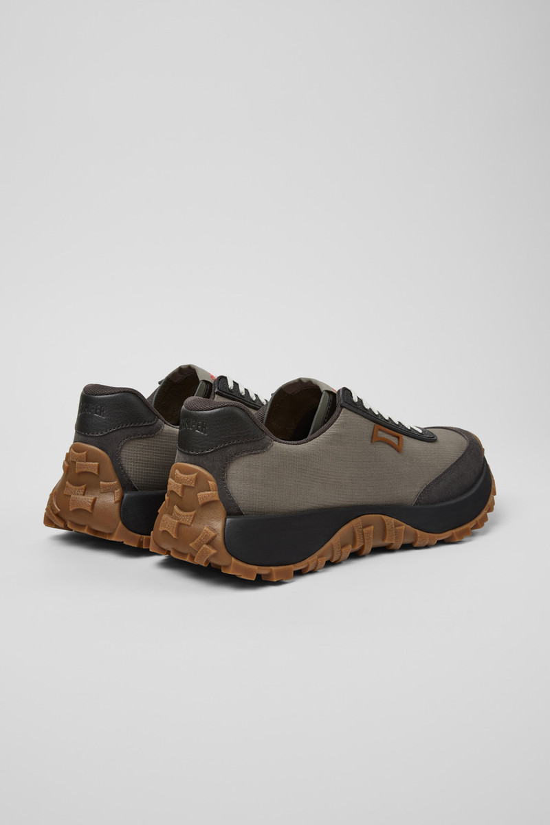CAMPERLAB Gray Textile and Nubuck Shoes for Men. outlook