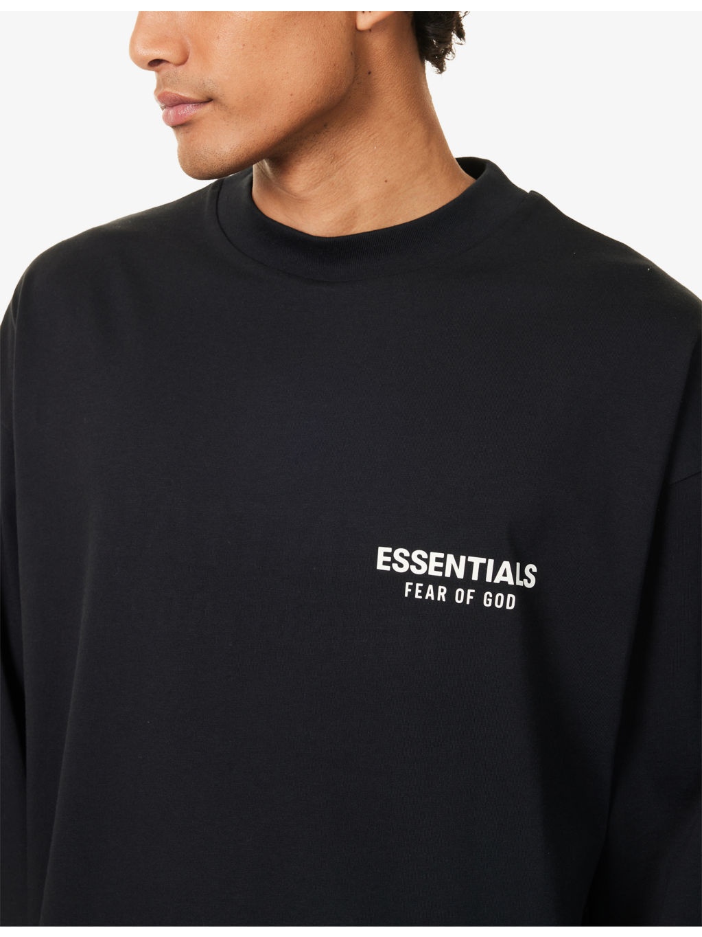 Logo-Embellished Long-Sleeve Cotton T-Shirt - 5
