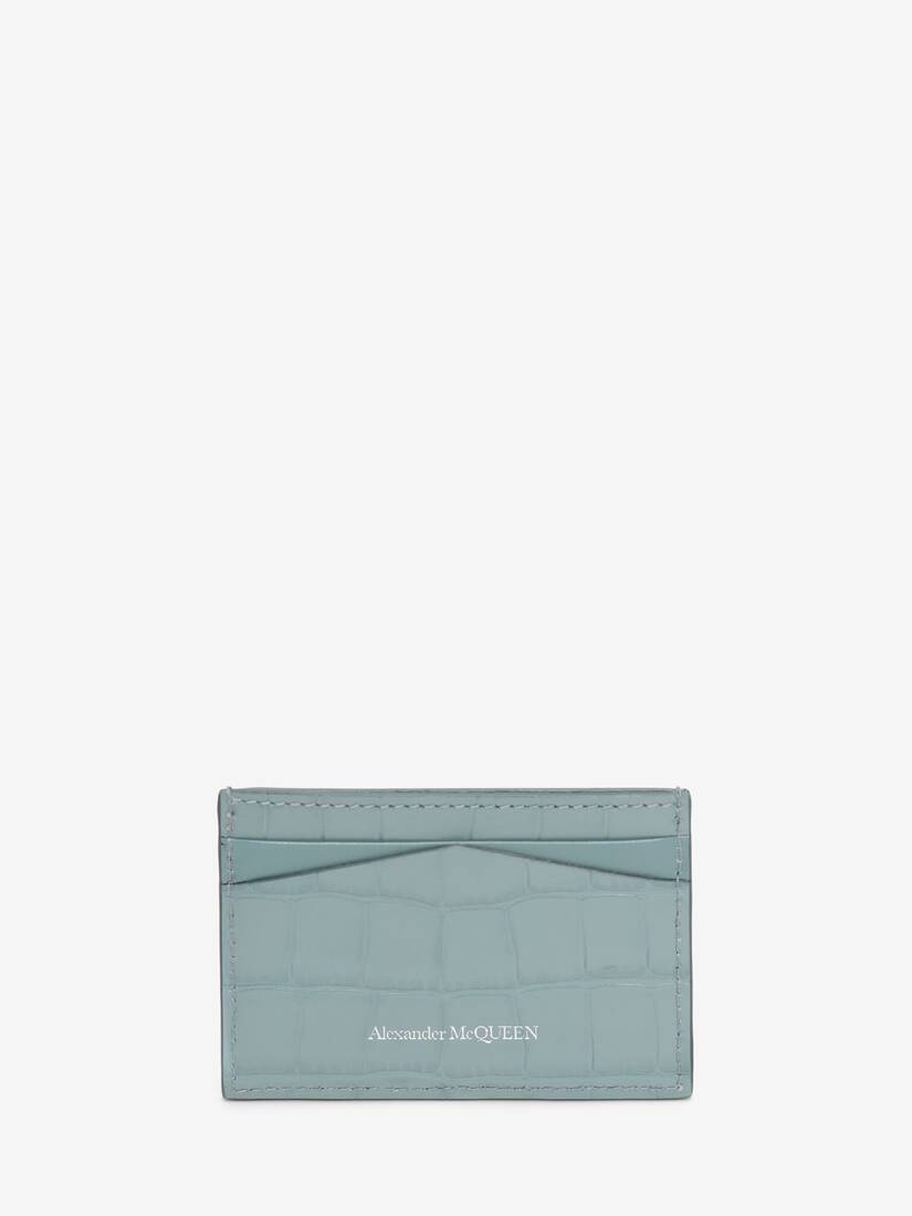 Skull Card Holder in Blue/grey - 3