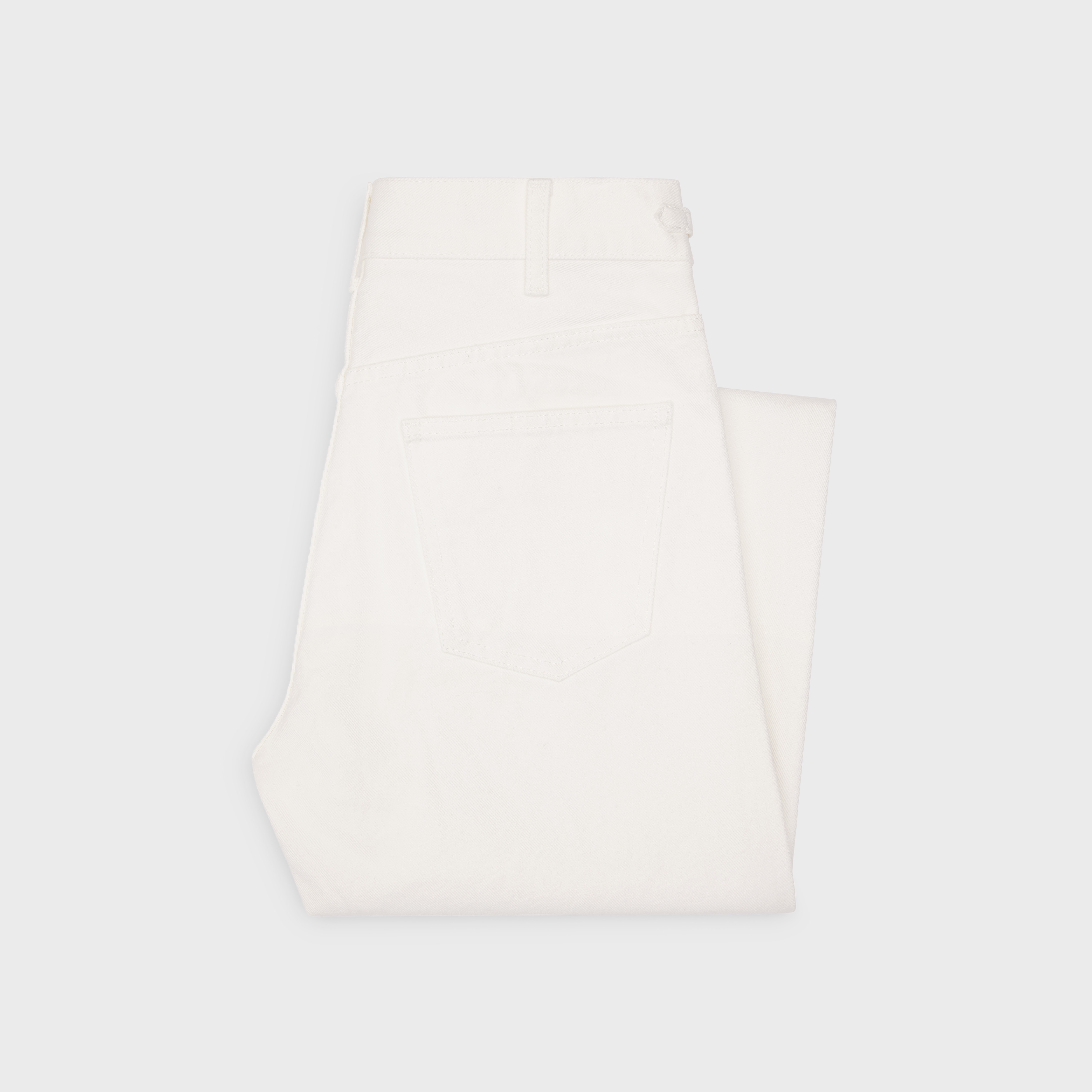 POLLY JEANS IN OPTIC WHITE WASH DENIM - 2