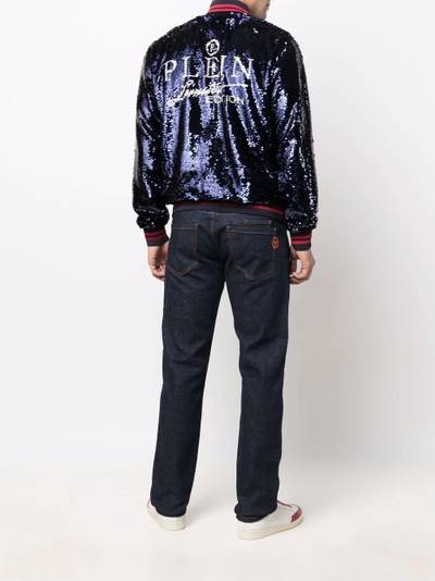 PHILIPP PLEIN x New York Yankees sequined jacket outlook