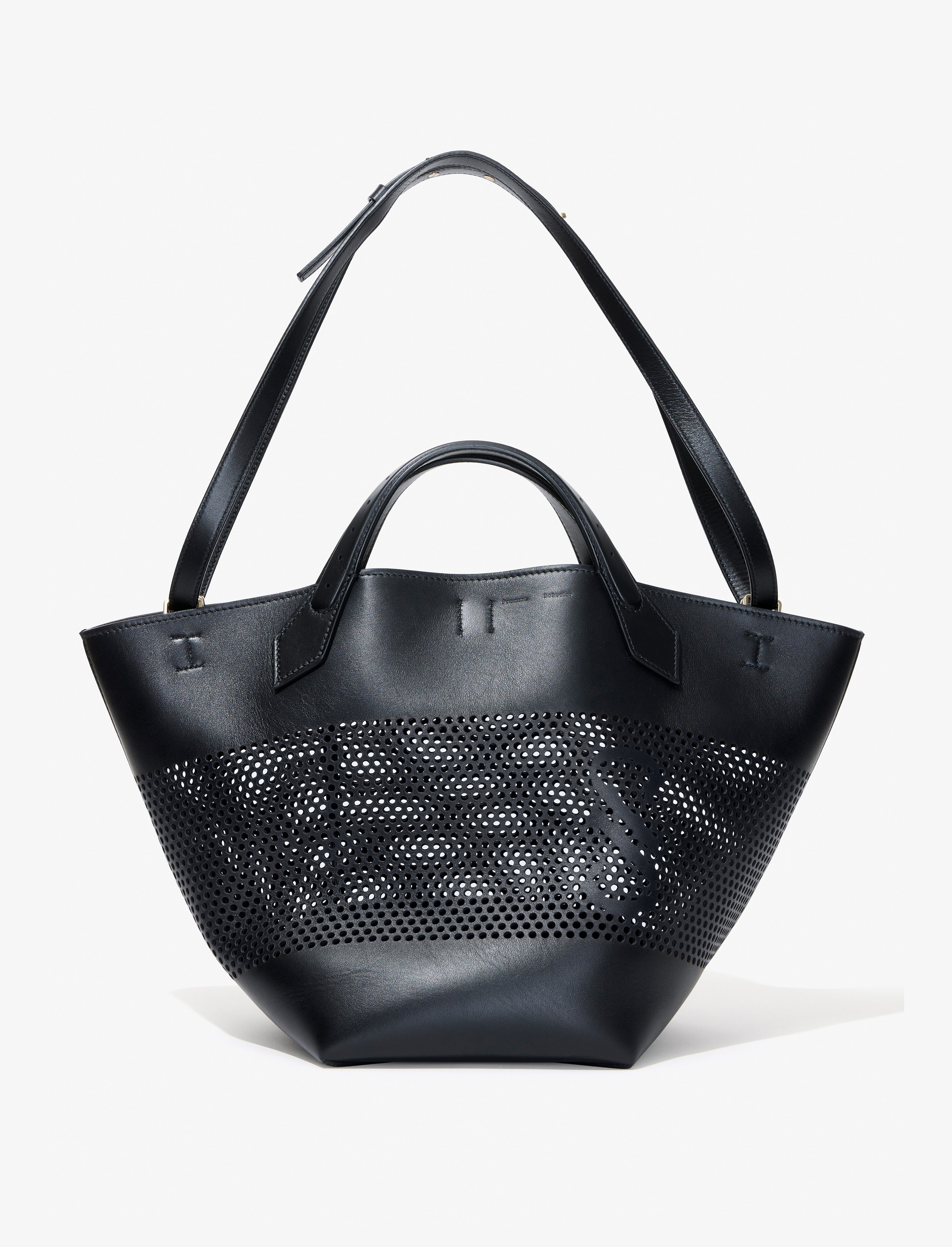 Large Chelsea Tote in Perforated Leather - 6