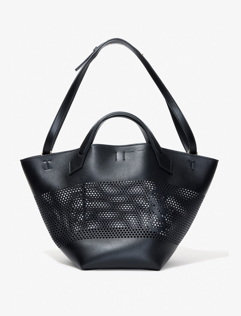 Large Chelsea Tote in Perforated Leather 6