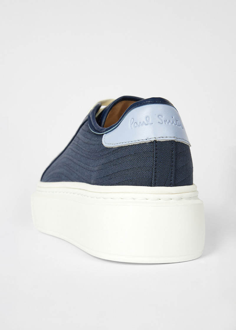 Women's Navy 'Swirl' 'Guppy' Platform Trainers 4