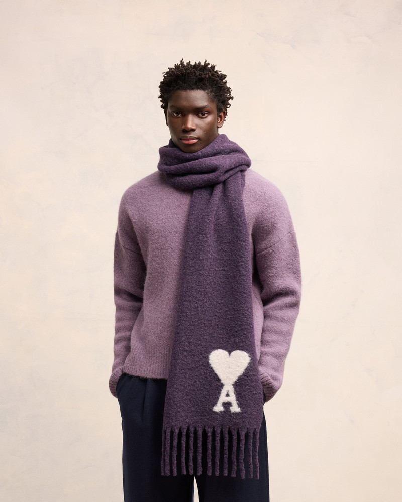 AMI Paris OVERSIZED AMI DE COEUR SCARF outlook