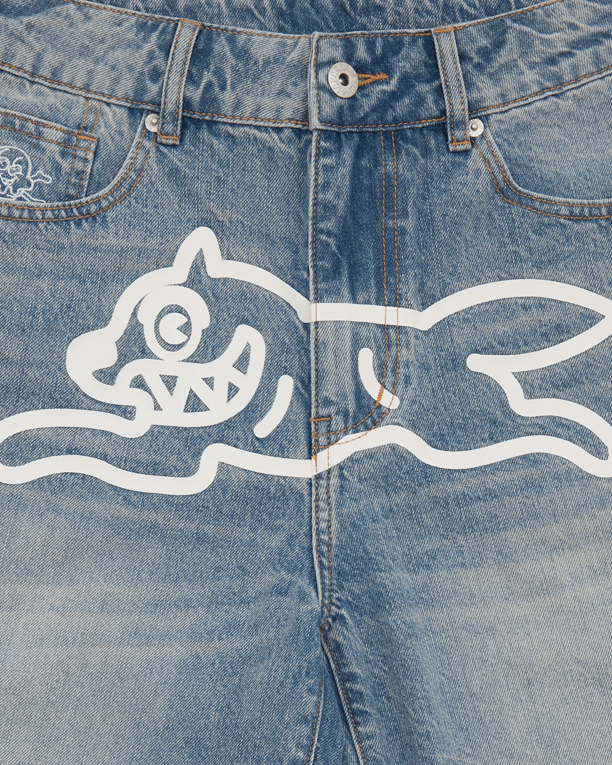 RUNNING DOG DENIM SHORTS - 3