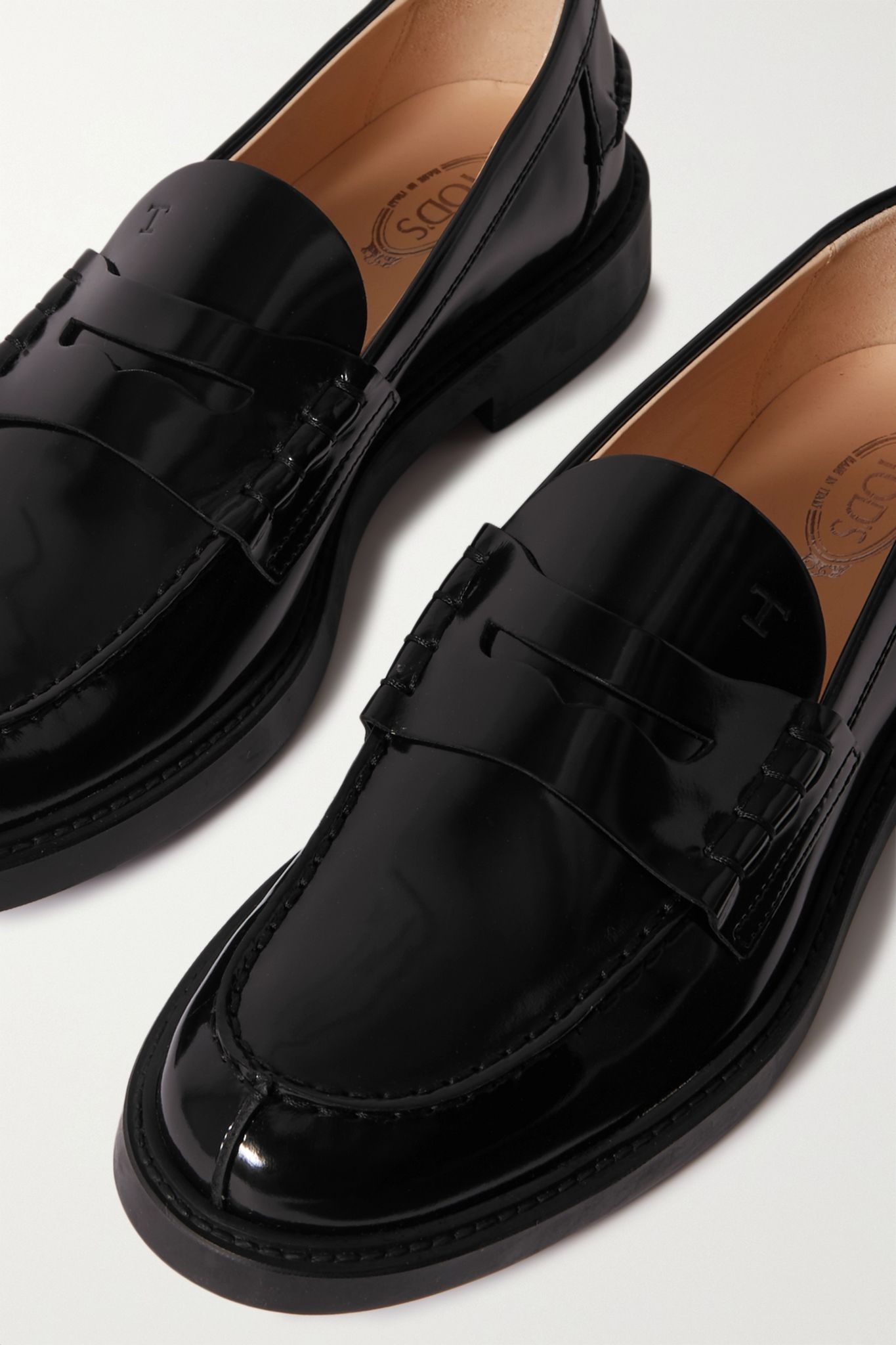 Patent-leather loafers - 4