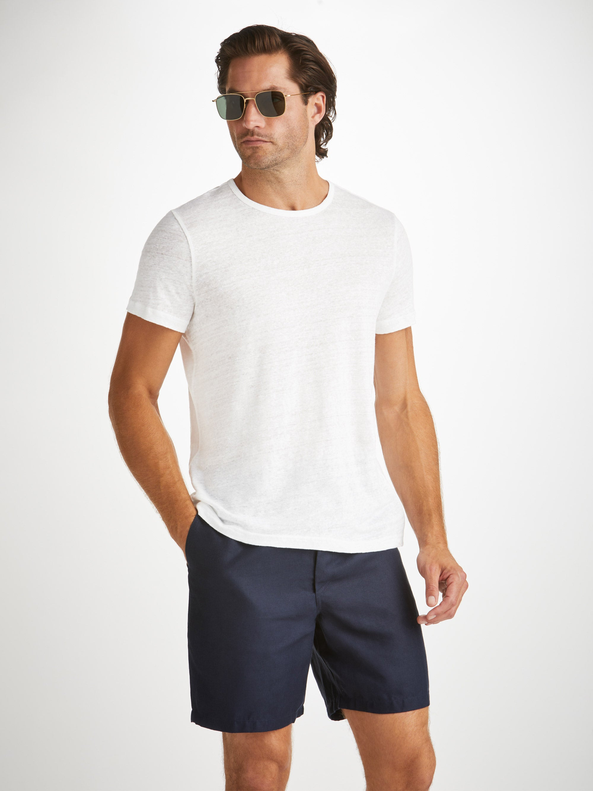 Men's T-Shirt Jordan Linen White - 8