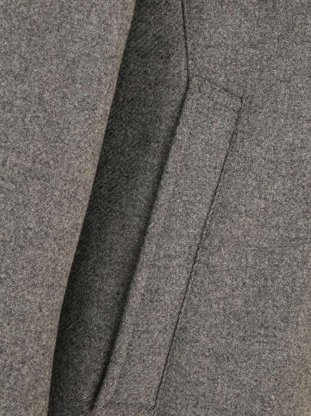 patch-pocket coat - 3